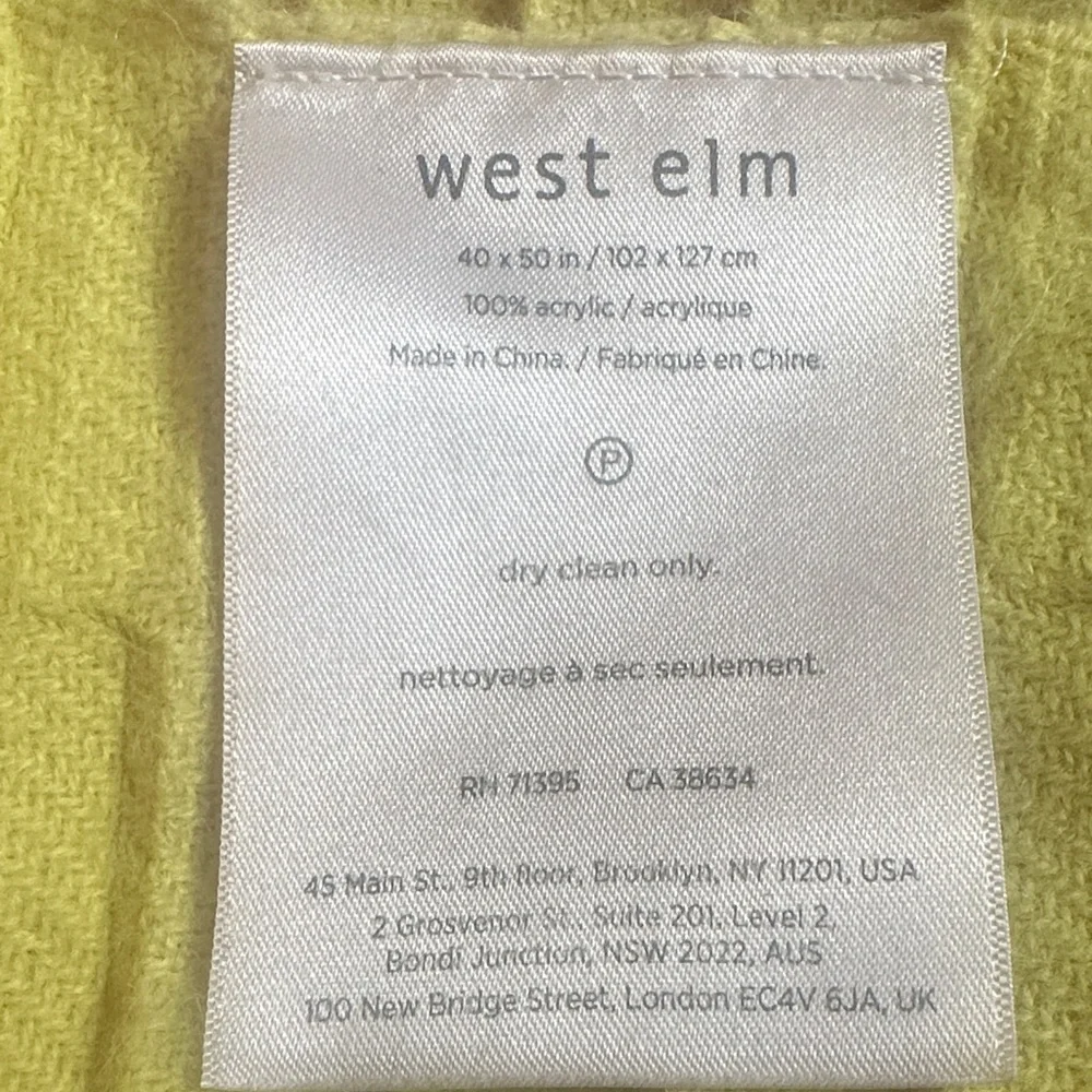 West Elm soft acrylic